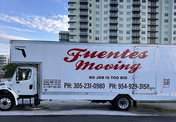 Fuentes Moving Miami moving truck