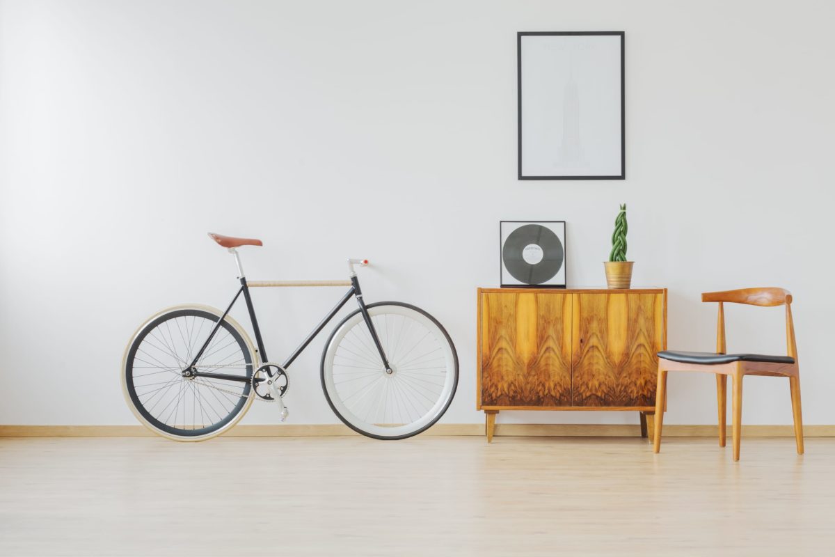 Bike inside apartment