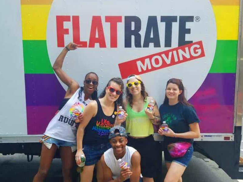 FlatRate Moving at the NYC Pride Parade