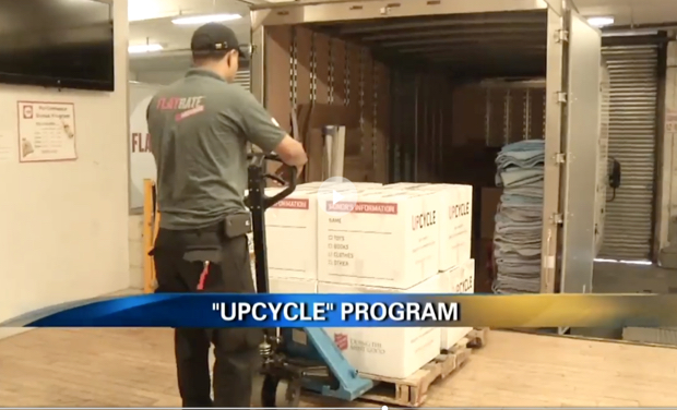 A mover helps upcycle