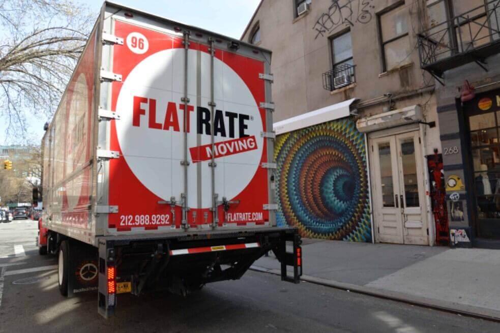 Back or a Flatrate truck