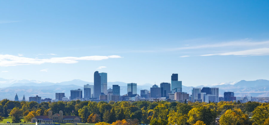 denver skyline midday