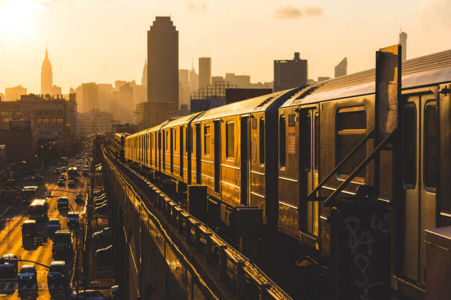 nyc subway at sunset e1655344625 Things to Keep in Mind if You’re Moving to New York from LA