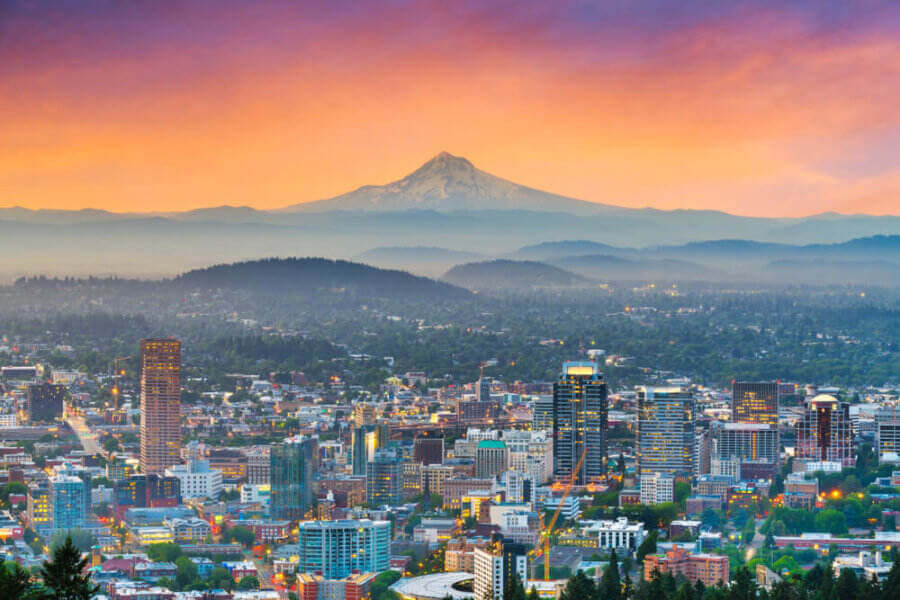 Portland skyline picture