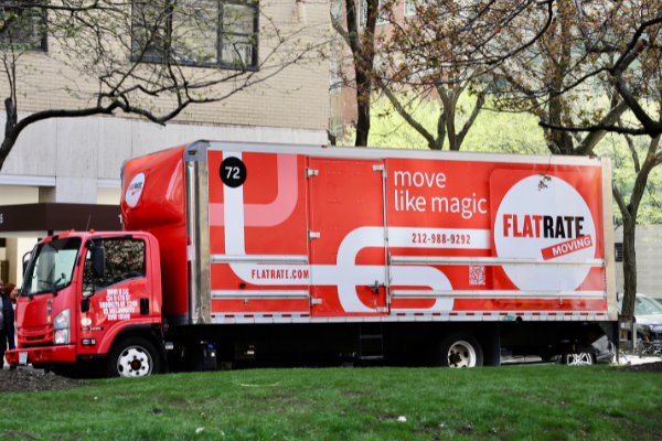 Moving in Greenwich Village, NYC