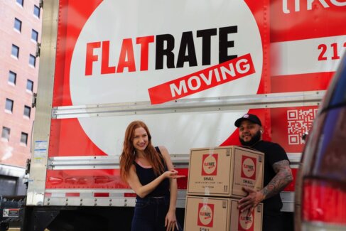Flatrate mover with a client