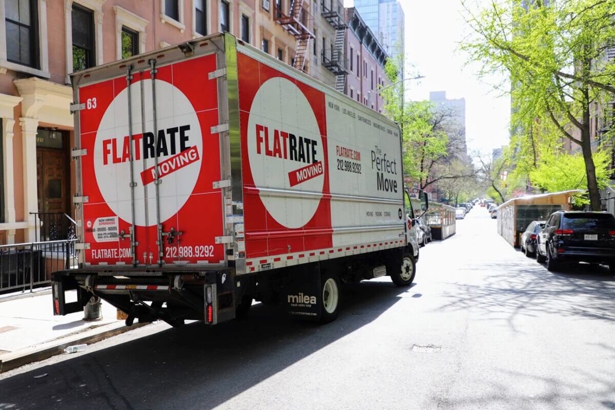 Flatrate truck on the streets of NYC