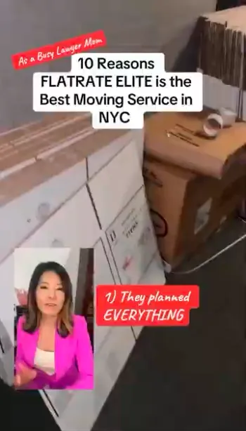 Woman making a review for the Elite service