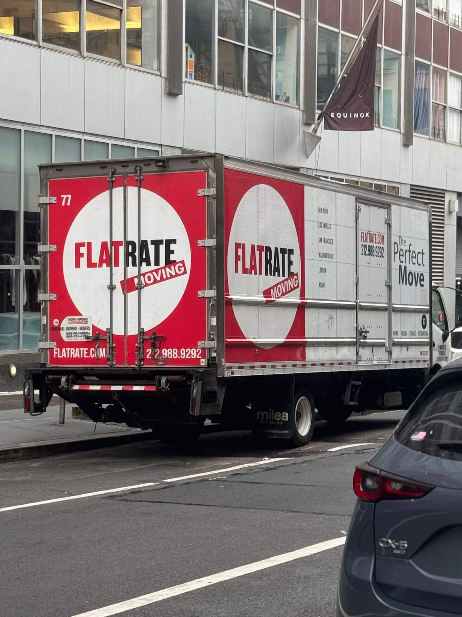truck on street