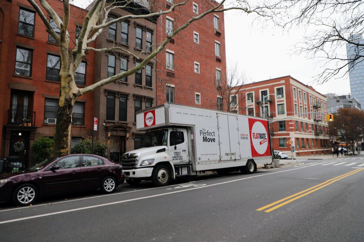 truck in neighborhood